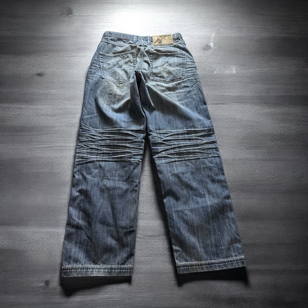 Vintage Al Wissam Denim Jeans Men’s 36 Blue Straight Leg Y2K